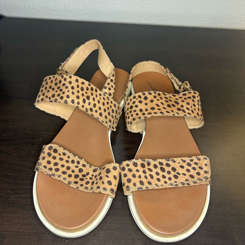 Leopard Print Sandals
